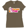 damn fine Ladies Fitted T-Shirt