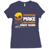 Trumpkin Make Halloween Great Again Ladies Fitted T-Shirt