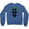 happy saint patrick day skull Crewneck Sweatshirt