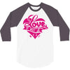 love (3) 3/4 Sleeve Shirt
