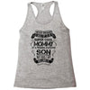 Super Cool Mommy Of A Freaking Awesome Son Racerback Tank
