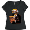 burns vs trump Women's Triblend Scoop T-shirt