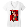 techno viking ideal birthday present or gift Women's V-Neck T-Shirt