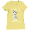 all i care about are cats and like 3 people Ladies Fitted T-Shirt
