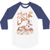the floor is lava 3/4 Sleeve Shirt