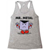 mr. metal Racerback Tank