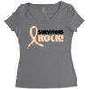 Survivor Rock Women's Triblend Scoop T-shirt