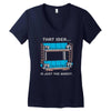 double decker couch Women's V-Neck T-Shirt