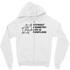 without geometry life is pointless funny math school science nerd geek Zipper Hoodie