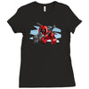 lego deadpool Ladies Fitted T-Shirt