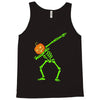 pumpkin skeleton dabbing Tank Top