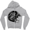 hi girl... ride with me! Zipper Hoodie
