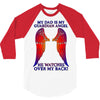 my dad is my angel 3/4 Sleeve Shirt