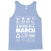 Born In March Tank Top
