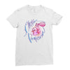 chicken permission1 Ladies Fitted T-Shirt