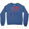 july 4th Crewneck Sweatshirt