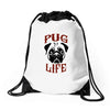 PUG LIFE Drawstring Bags