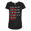 keep moving forward Maternity Scoop Neck T-shirt