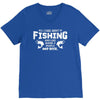 All I Care About Is Fishing And Like Maybe 3 People And Beer V-Neck Tee