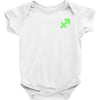 sagittarius pocket Baby Bodysuit