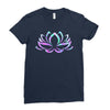 hologram lotus Ladies Fitted T-Shirt