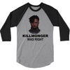 erik killmonger 3/4 Sleeve Shirt