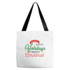 we wish you happy holidays &amp; merry christmas Tote Bags