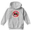 no photos please Youth Hoodie