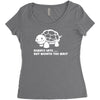 always late worth wait funny turtle tee Women's Triblend Scoop T-shirt
