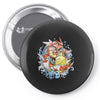 shining splash koi Pin-back button