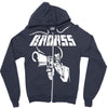 bad ass Zipper Hoodie
