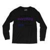 drop everything Long Sleeve Shirts