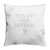 tits out for harambe Throw Pillow