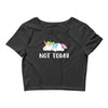 Unicorn Says Not Today Crop Top