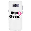 Bun in the Oven with Heart Baby Girl Samsung Galaxy S8 Plus