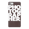 photographer iPhone 7 Case