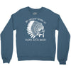 my indian name is runs with beer Crewneck Sweatshirt