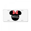 Mr. and Mrs. Matching License Plate