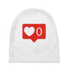 no love notification Baby Beanies