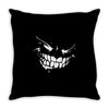 scary face Throw Pillow