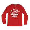 Queens Are Born In April Long Sleeve Shirts