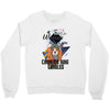 who loves cavalier king charles Crewneck Sweatshirt