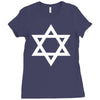 magen david Ladies Fitted T-Shirt