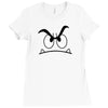 mad face Ladies Fitted T-Shirt