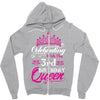 Celebrating With the 3rd Birthday Queen Zipper Hoodie