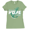 We Have This Hope As An Anchor For The Soul Ladies Fitted T-Shirt