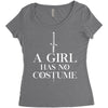 a girl has no costume Women's Triblend Scoop T-shirt