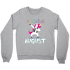 Born Unicorns-Born August Crewneck Sweatshirt