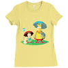 my friend hef Ladies Fitted T-Shirt