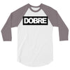 Dobre Black/White 3/4 Sleeve Shirt